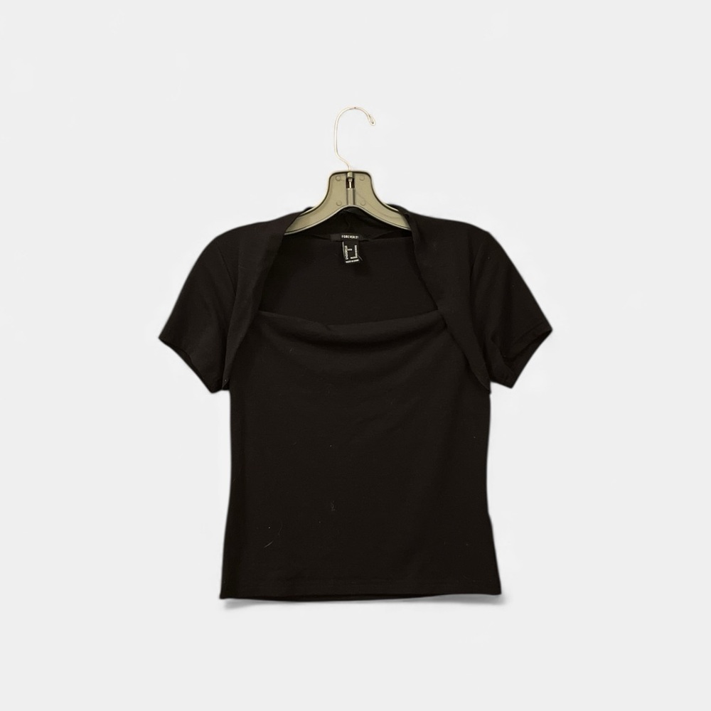Forever 21 Black Short Sleeve Top